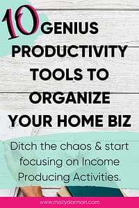 Discover how to get more productive in your network marketing business with these top 10 genius tools to organize your home biz. Get more done in less time.