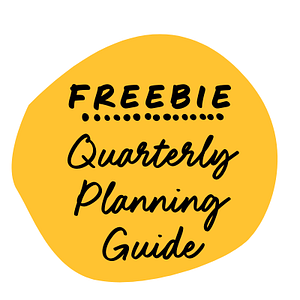 Free quarterly planning guide for home business entrepreneurs