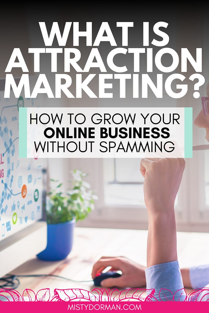 What is Attraction Marketing? What is the difference between active and passive marketing and which online marketing method is the best strategy to grow your business? In this blog post, discover how to attract and influence your perfect prospects and turn them into customers and recruits for your direct sales / network marketing / MLM business. Plus grab your free daily action plan PDF printable checklist. #attractionmarketing #directsales #mlmtips #networkmarketing