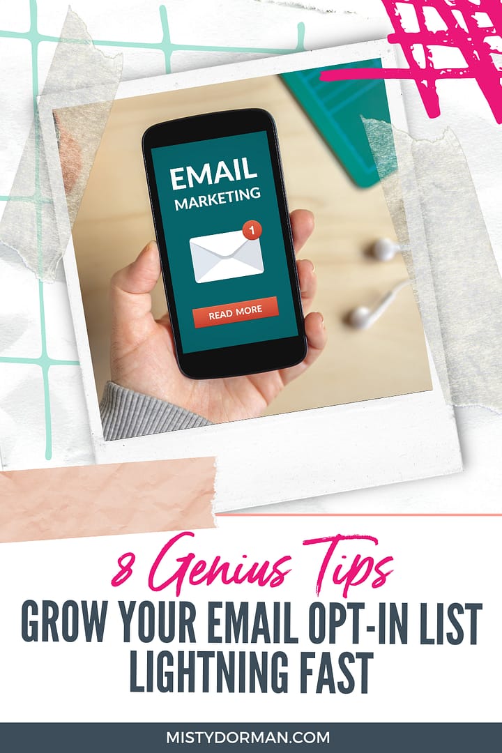 Here are 8 Tips for how to grow your email list fast plus a free lead magnet mini-course. Email List Building Tips for bloggers and other online marketers. If you're looking for how to grow your email list for bloggers, these 8 strategies are crucial. grow email list. grow email list fast. grow email list tips. how to grow your email list. grow email list for bloggers.