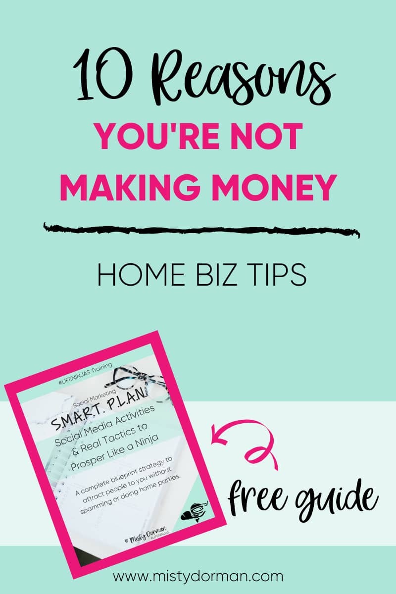 Your mindset may be why making money in your home business is such a challenge. The law of attraction means your thoughts could actually be repelling wealth! Funny tips for entrepreneurs to make you laugh. Repin and grab my free printable daily network marketing checklist and learn how to get more leads with social attraction marketing on FaceBook! #lifeninjas #socialmediamarketing #socialmedia #socialmediatips #moneymindset #moneytips #marketingtips via @lifeninjamisty via @lifeninjamisty